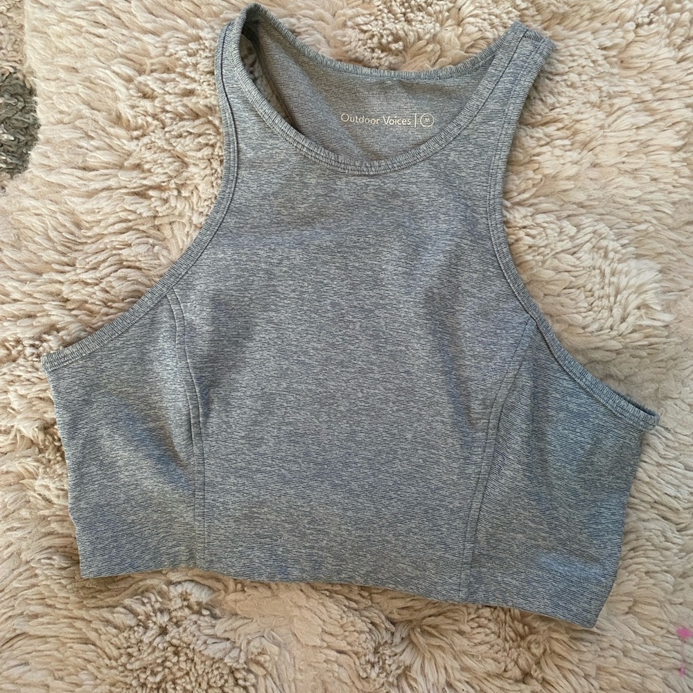 Outdoor Voices high neck sports bra